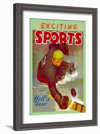 Hall of Fame Goalie-null-Framed Art Print