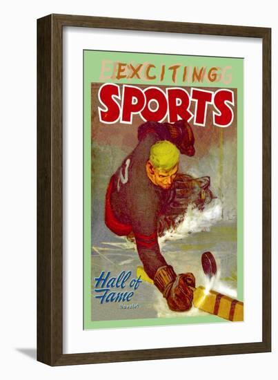 Hall of Fame Goalie-null-Framed Art Print