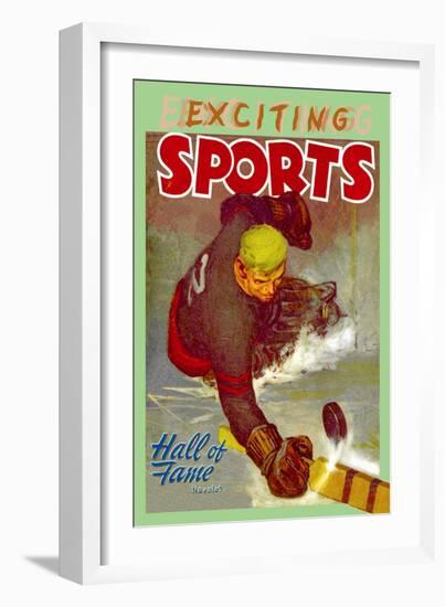 Hall of Fame Goalie-null-Framed Art Print