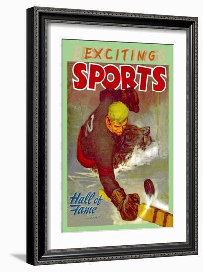 Hall of Fame Goalie-null-Framed Art Print