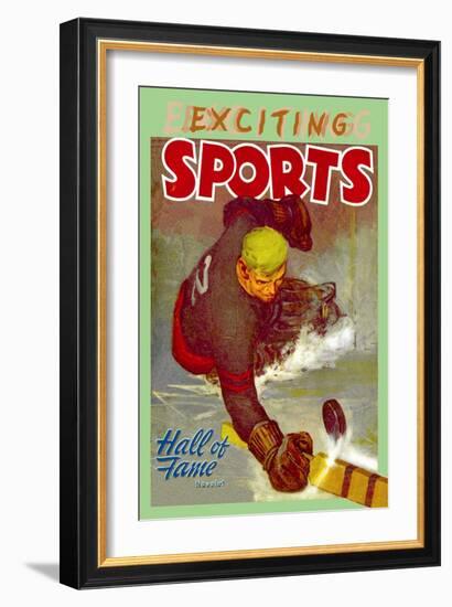 Hall of Fame Goalie-null-Framed Art Print