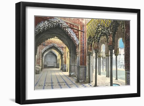 Hall of Justice, Alhambra, Granada, Spain-null-Framed Art Print