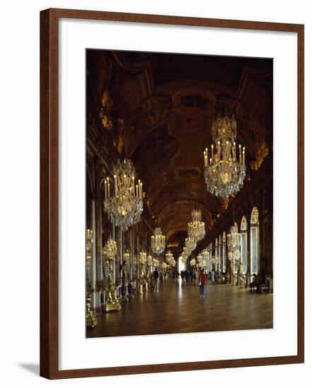 Hall of Mirrors, Palace of Versailles , France-null-Framed Giclee Print