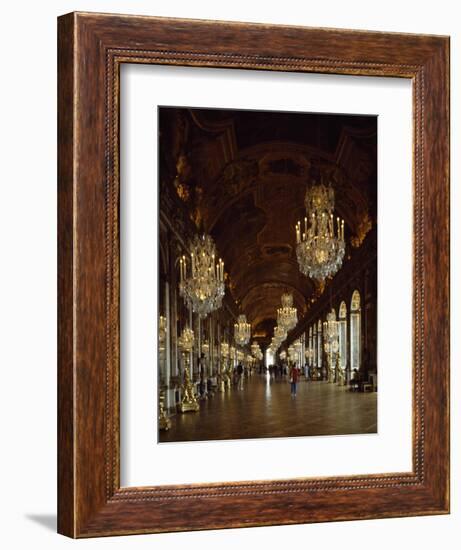 Hall of Mirrors, Palace of Versailles , France-null-Framed Giclee Print