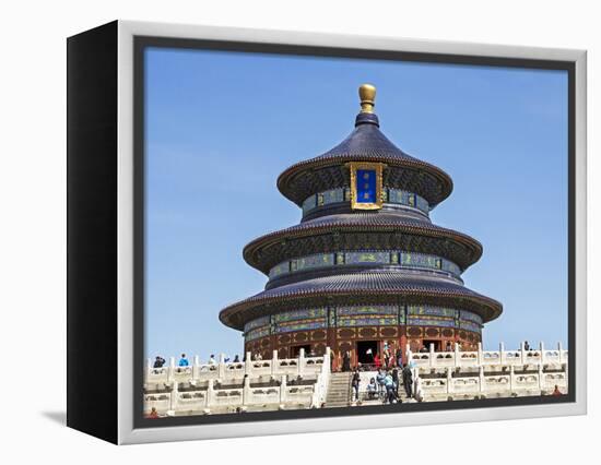 Hall of Prayer for Good Harvests, Temple of Heaven (Tian Tan), Beijing, China-Gavin Hellier-Framed Premier Image Canvas