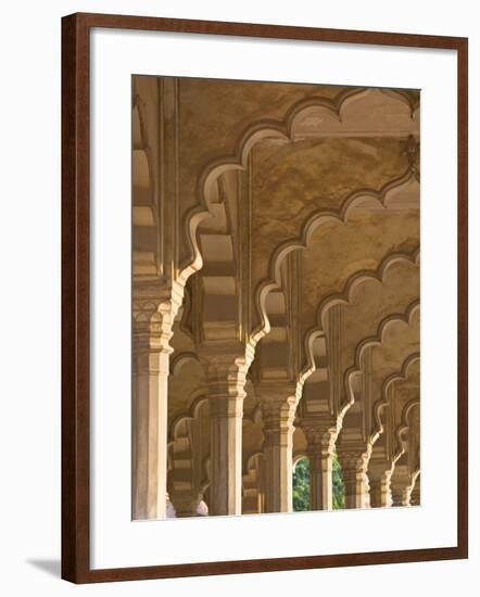 Hall of Public Audiences, Agra Fort, Agra, Uttar Pradesh, India-Walter Bibikow-Framed Photographic Print