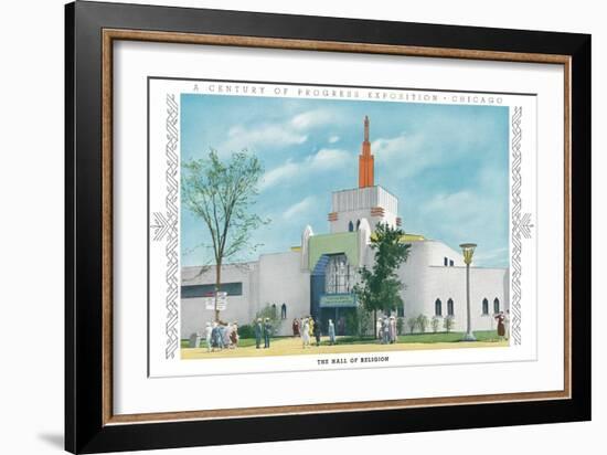 Hall of Religion, Chicago World Fair-null-Framed Art Print