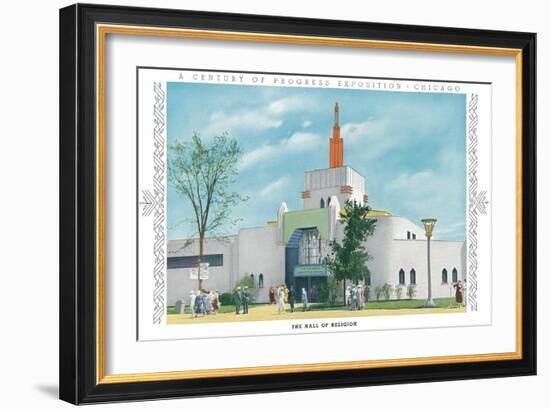 Hall of Religion, Chicago World Fair-null-Framed Art Print