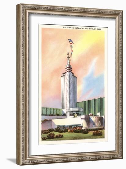 Hall of Science, Chicago World's Fair-null-Framed Art Print