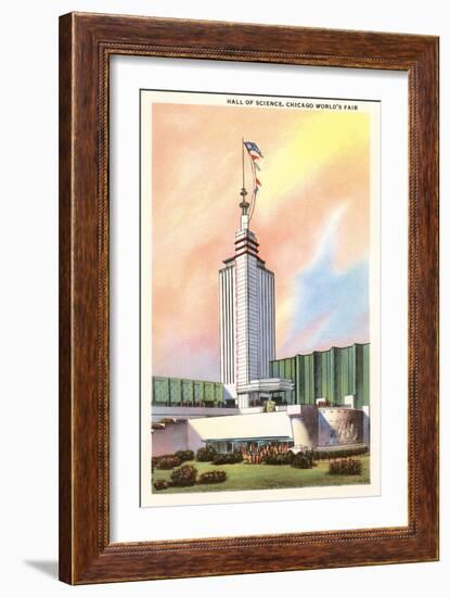 Hall of Science, Chicago World's Fair-null-Framed Art Print