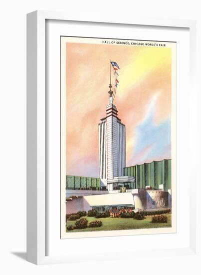 Hall of Science, Chicago World's Fair-null-Framed Art Print