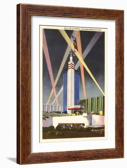 Hall of Science, Chicago World's Fair-null-Framed Art Print