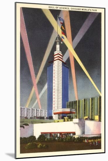 Hall of Science, Chicago World's Fair-null-Mounted Art Print