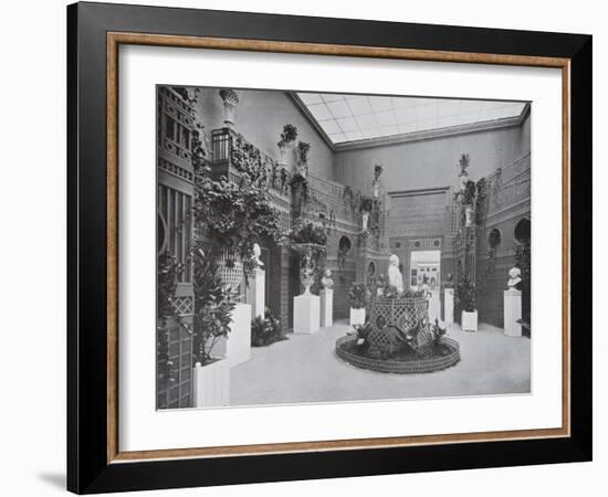 Hall of Sculptures on the Dyaghilev's Exposition De L'Art Russe at the Salon D'Automne in Paris-Léon Bakst-Framed Giclee Print