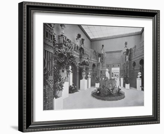 Hall of Sculptures on the Dyaghilev's Exposition De L'Art Russe at the Salon D'Automne in Paris-Léon Bakst-Framed Giclee Print