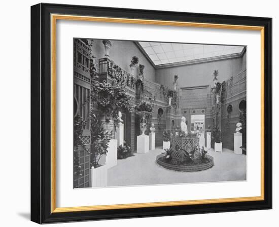 Hall of Sculptures on the Dyaghilev's Exposition De L'Art Russe at the Salon D'Automne in Paris-Léon Bakst-Framed Giclee Print