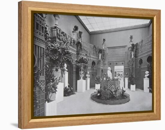 Hall of Sculptures on the Dyaghilev's Exposition De L'Art Russe at the Salon D'Automne in Paris-Léon Bakst-Framed Premier Image Canvas