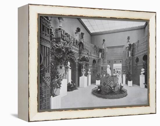 Hall of Sculptures on the Dyaghilev's Exposition De L'Art Russe at the Salon D'Automne in Paris-Léon Bakst-Framed Premier Image Canvas