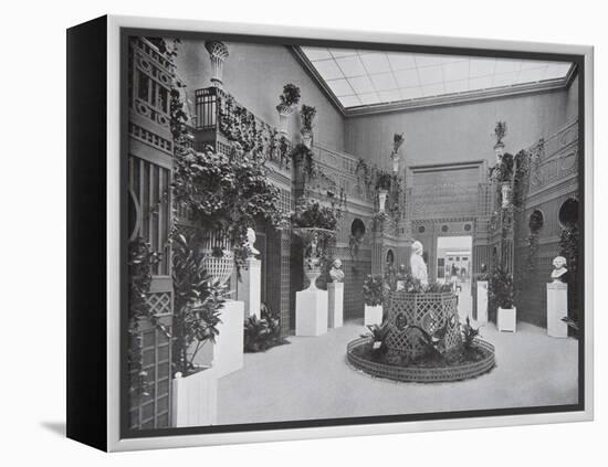 Hall of Sculptures on the Dyaghilev's Exposition De L'Art Russe at the Salon D'Automne in Paris-Léon Bakst-Framed Premier Image Canvas