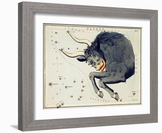 Hall's Astronomical Illustrations III-Sidney Hall-Framed Art Print