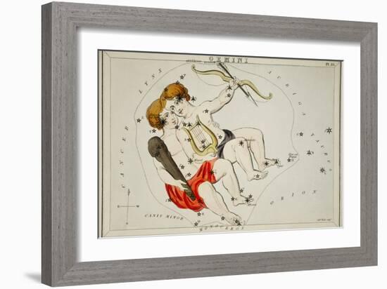 Hall's Astronomical Illustrations IV-Sidney Hall-Framed Art Print