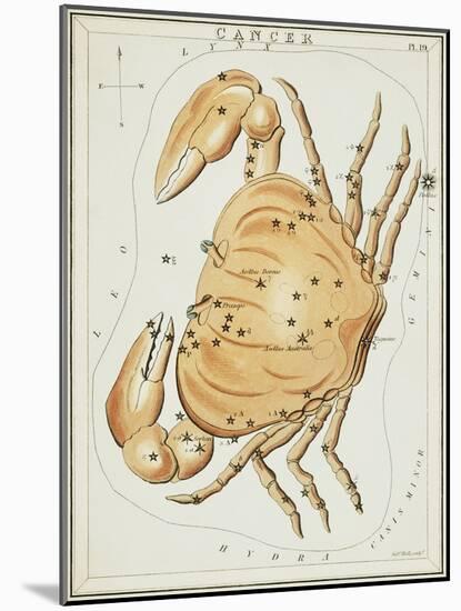 Hall's Astronomical Illustrations XIV-Sidney Hall-Mounted Art Print