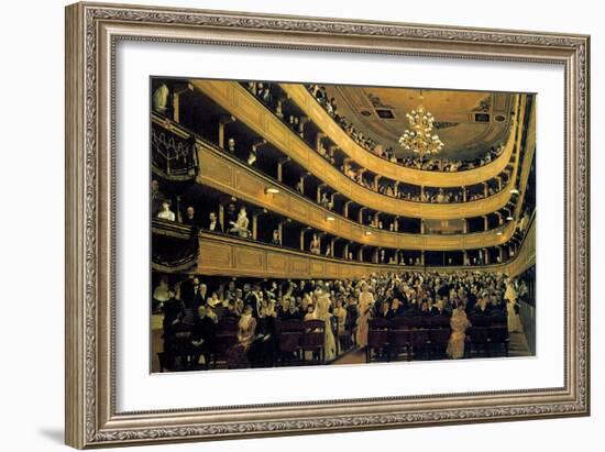 Hall-Gustav Klimt-Framed Art Print