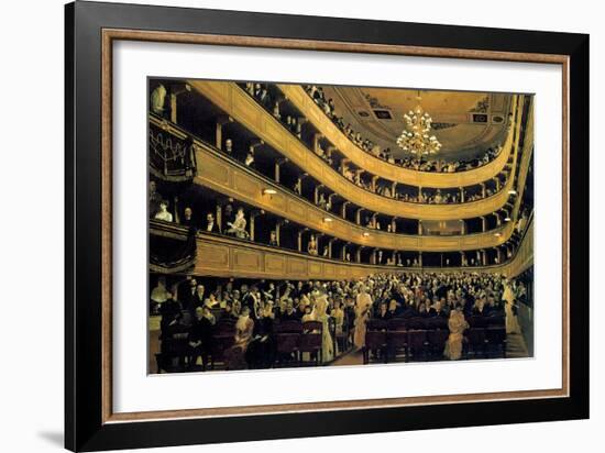 Hall-Gustav Klimt-Framed Art Print