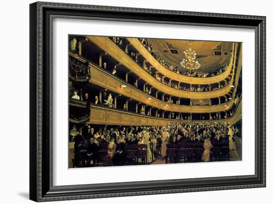 Hall-Gustav Klimt-Framed Art Print