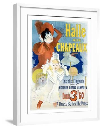 Halle aux Chapeaux, Depuis 3F60' Giclee Print - Jules Chéret | Art.com