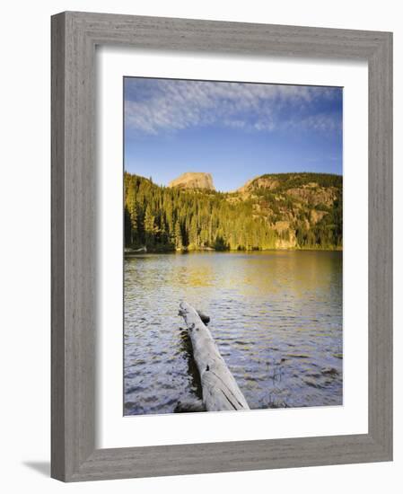 Hallet Peak and Bear Lake, Rocky Mountain National Park, Estes Park, Colorado, USA-Michele Falzone-Framed Photographic Print