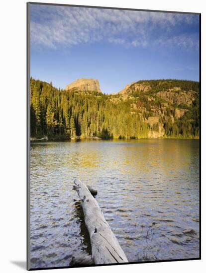 Hallet Peak and Bear Lake, Rocky Mountain National Park, Estes Park, Colorado, USA-Michele Falzone-Mounted Photographic Print