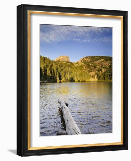 Hallet Peak and Bear Lake, Rocky Mountain National Park, Estes Park, Colorado, USA-Michele Falzone-Framed Photographic Print