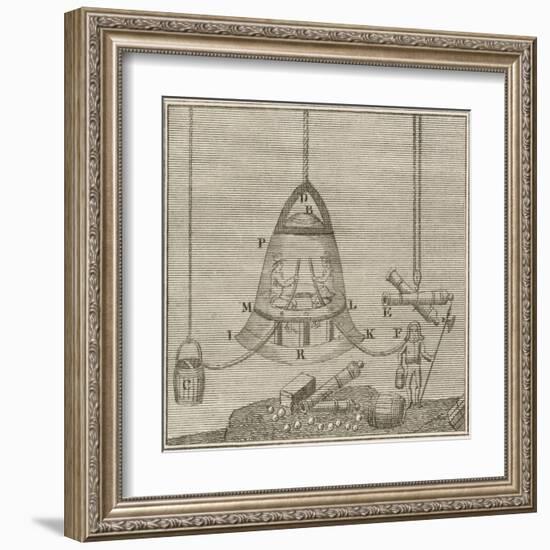 Halley's Bell-null-Framed Art Print