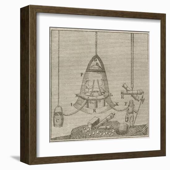 Halley's Bell-null-Framed Art Print