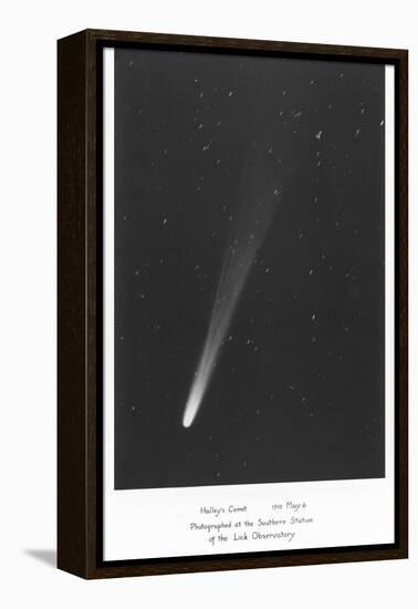 Halley's Comet Photograph-null-Framed Stretched Canvas