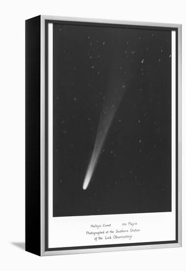 Halley's Comet Photograph-null-Framed Stretched Canvas