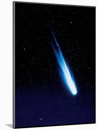 Halley's Comet-Detlev Van Ravenswaay-Mounted Premium Photographic Print