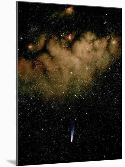 Halley's Comet-Detlev Van Ravenswaay-Mounted Photographic Print