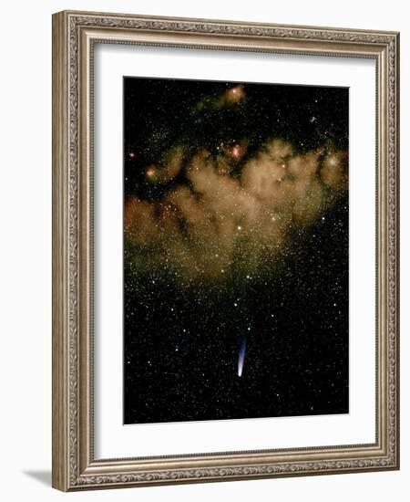 Halley's Comet-Detlev Van Ravenswaay-Framed Photographic Print