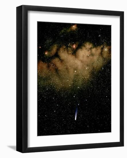 Halley's Comet-Detlev Van Ravenswaay-Framed Photographic Print