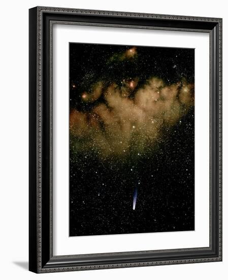 Halley's Comet-Detlev Van Ravenswaay-Framed Photographic Print