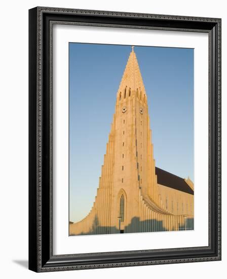 Hallgrimskirka, Reykjavik, Iceland, Polar Regions-Ethel Davies-Framed Photographic Print