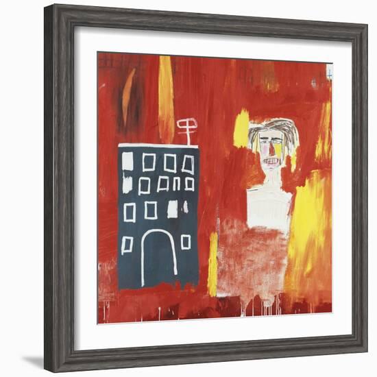 Hallop-Jean-Michel Basquiat-Framed Giclee Print