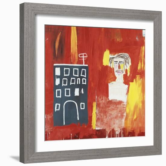 Hallop-Jean-Michel Basquiat-Framed Giclee Print