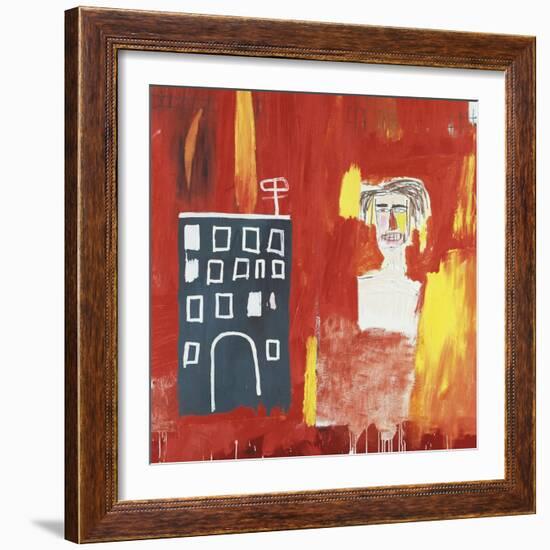 Hallop-Jean-Michel Basquiat-Framed Giclee Print