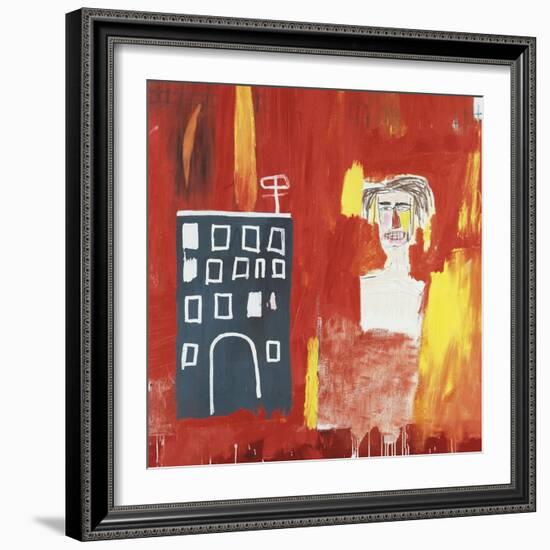 Hallop-Jean-Michel Basquiat-Framed Giclee Print