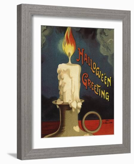 Hallowe'en Greeting-Ellen H. Clapsaddle-Framed Photographic Print
