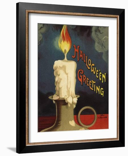 Hallowe'en Greeting-Ellen H. Clapsaddle-Framed Photographic Print