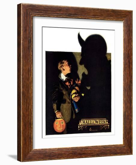 "Halloween, 1926,"October 30, 1926-Edgar Franklin Wittmack-Framed Giclee Print